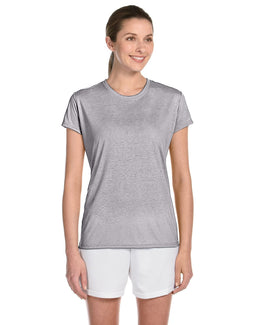 Gildan Ladies 4.5 oz. Performance T-Shirt G420L | Sport Grey - Front