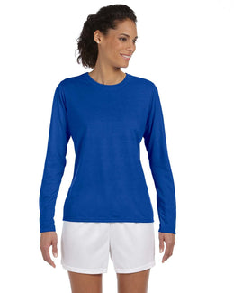 Gildan Ladies 4.5 oz. Performance Long Sleeve T-Shirt G424L | Royal - Front