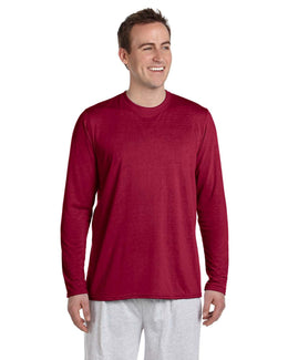 Gildan 4.5 oz. Performance Long Sleeve T-Shirt G424 | Cardinal Red - Front