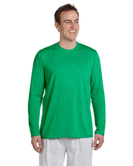 Gildan 4.5 oz. Performance Long Sleeve T-Shirt G424 | Irish Green - Front