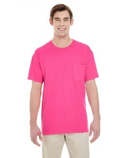 Gildan Pocket T-Shirt G530 | Heliconia - Front