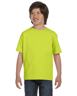 Gildan Youth DryBlend 50/50 T-Shirt G800B | Safety Green - Front