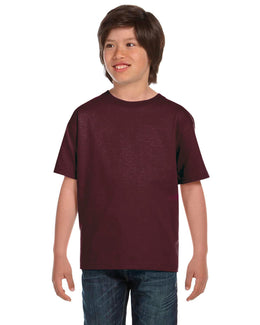 Gildan Youth DryBlend 50/50 T-Shirt G800B | Sprt Drk Maroon - Front