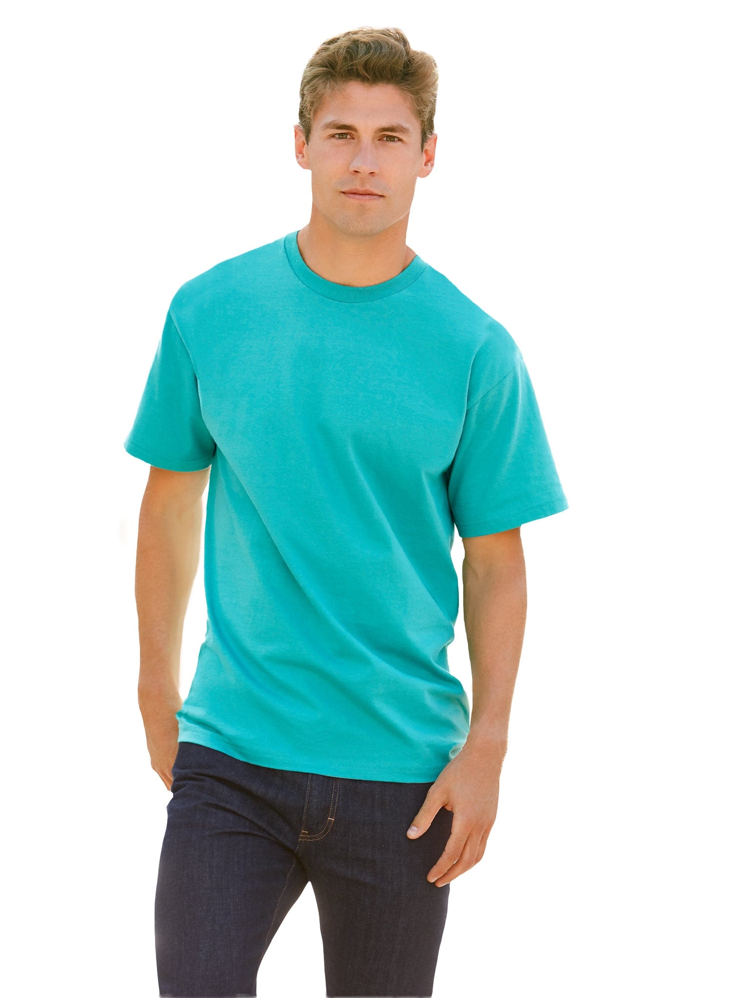 Teal gildan deals