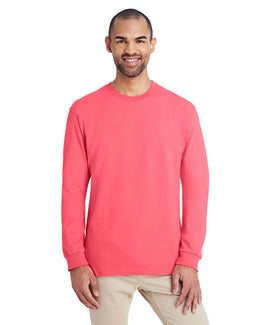 Gildan Hammer Long Sleeve T-Shirt H400 | Coral Silk - Front