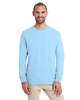 Gildan Hammer Long Sleeve T-Shirt H400 | Chambray - Front