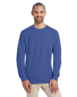 Gildan Hammer Long Sleeve T-Shirt H400 | Flo Blue - Front