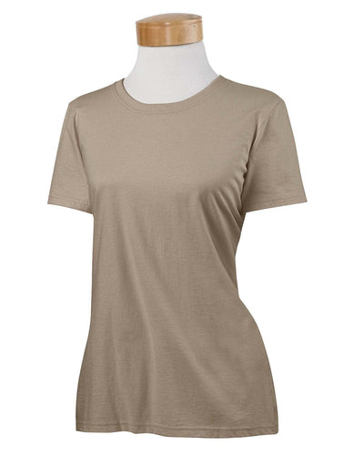 Fruit of the Loom Ladies Heavy Cotton T-Shirt L3930R | Khaki - Front