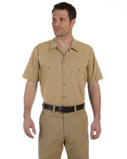 Dickies Industrial Short Sleeve Work Shirt LS535 | Desert Sand - Front