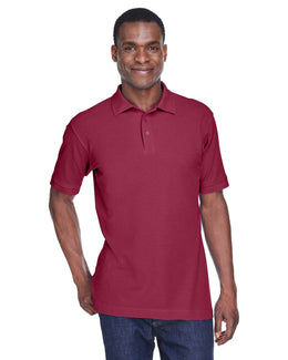 Harriton Blend-Tek Polo Shirt M280 | Wine - Front