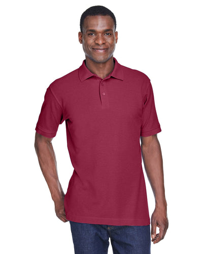 Harriton Blend-Tek Polo Shirt M280 | Wine - Front