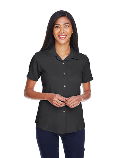 Harriton Ladies Bahama Cord Camp Shirt