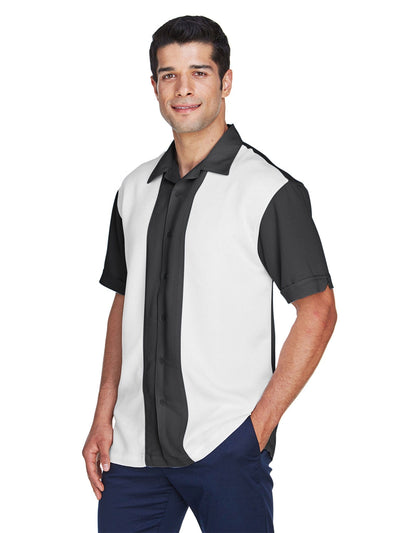 Harriton Two-Tone Bahama Cord Camp Shirt