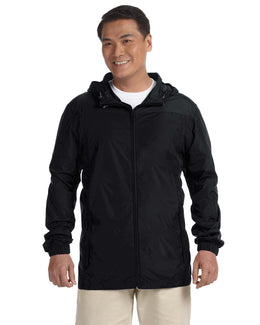 Harriton Mens Essential Rainwear M765 | Black - Front