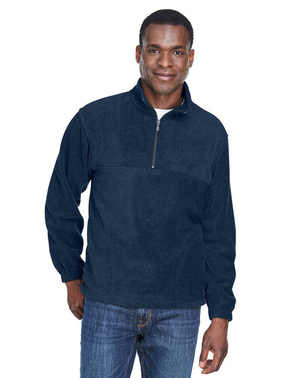 Harriton Quarter-Zip Fleece Pullover