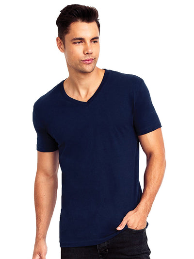 Next Level Mens Short Sleeve V-Neck Tee