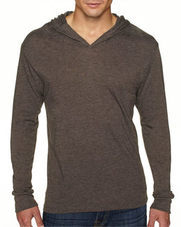 Next Level Unisex Triblend Long Sleeve Hoodie N6021 | Macchiato - Front