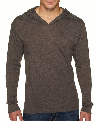 Next Level Unisex Triblend Long Sleeve Hoodie N6021 | Macchiato - Front