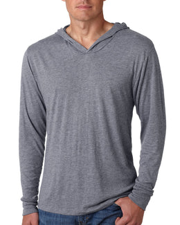 Next Level Unisex Triblend Long Sleeve Hoodie N6021 | Premium Heather - Front
