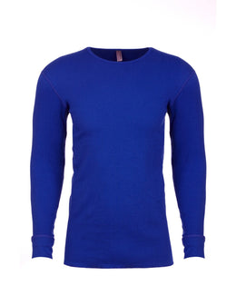 Next Level Mens Blended Thermal Tee N8201 | Royal - Front