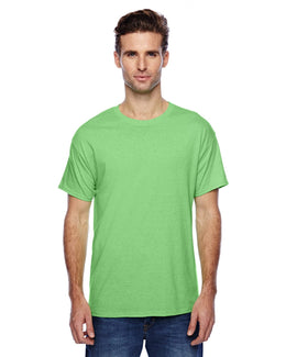 Hanes Unisex X-Temp Performance T-Shirt P4200 | Neon Lime Hthr - Front