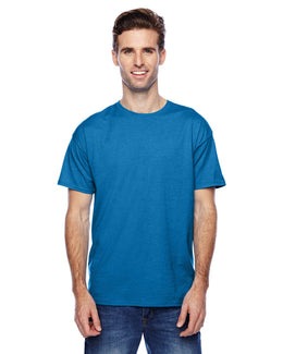 Hanes Unisex X-Temp Performance T-Shirt P4200 | Neon Blue Hthr - Front