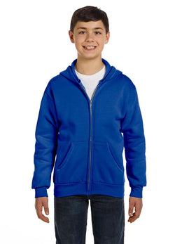 Hanes Youth 50/50 Full-Zip Hoodie Sweatshirt