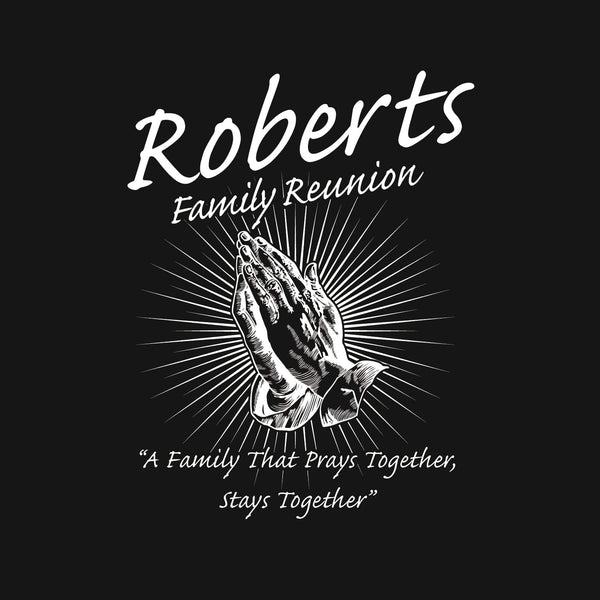 Prayer Family Reunion T-Shirt Design R1-41