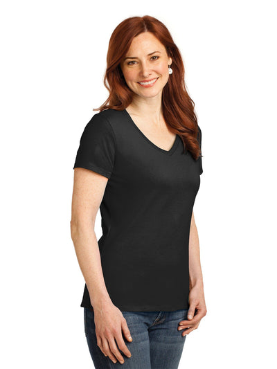 Hanes Ladies Perfect-T V-Neck T-Shirt