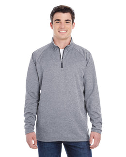 Champion Adult Performance Fleece Quarter-Zip Jacket S230 | Slate Gray Hthr - Front