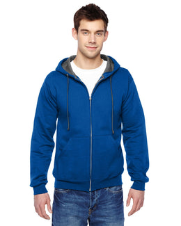 Fruit of the Loom Sofspun Full-Zip Hooded Sweatshirt SF73R | Royal - Front