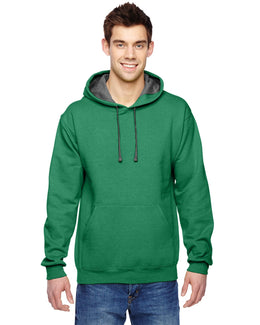 Fruit of the Loom Sofspun Hooded Sweatshirt SF76R | Clover - Front