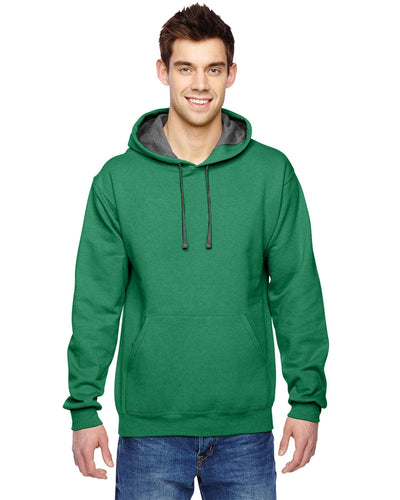 Fruit of the Loom Sofspun Hooded Sweatshirt SF76R | Clover - Front