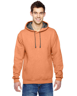 Fruit of the Loom Sofspun Hooded Sweatshirt SF76R | Orange Sherbet - Front