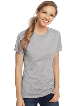 Hanes Ladies Classic Fit Tee SL04 | Heather Red - Front