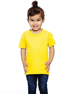 Fruit of the Loom Toddler 100% Heavy Cotton T-Shirt T3930 | Yellow - Front