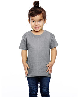 Fruit of the Loom Toddler 100% Heavy Cotton T-Shirt T3930 | Athletic Heather - Front