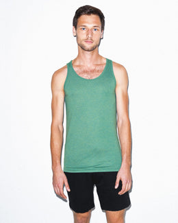 American Apparel Unisex Triblend Tank TR408W | Tri Lemon - Front