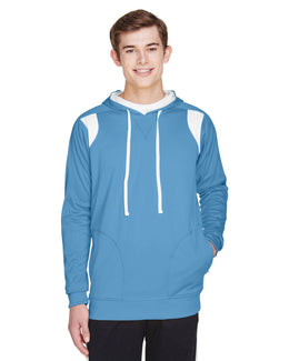 Team 365 Mens Elite Performance Hoodie TT30 | Sp Lt Blue/ Wht - Front
