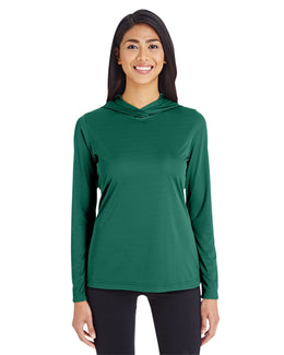 Team 365 Ladies Zone Performance Hoodie TT41W | Sport Forest - Front