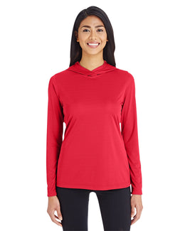 Team 365 Ladies Zone Performance Hoodie TT41W | Sport Red - Front