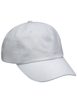 Adams Low-Profile Washed Pigment-Dyed Cap AD969 | White - Front