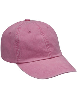 Adams Low-Profile Washed Pigment-Dyed Cap AD969 | Hot Pink - Front