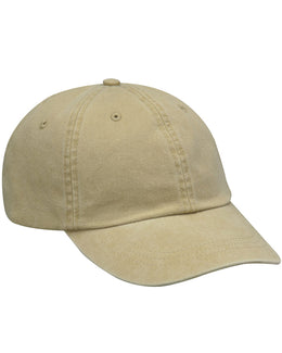 Adams Low-Profile Washed Pigment-Dyed Cap AD969 | Chamois - Front