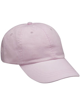 Adams Low-Profile Washed Pigment-Dyed Cap AD969 | Pale Pink - Front