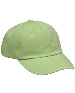Adams Low-Profile Washed Pigment-Dyed Cap AD969 | Lime - Front