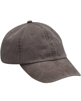 Adams Low-Profile Washed Pigment-Dyed Cap AD969 | Espresso - Front