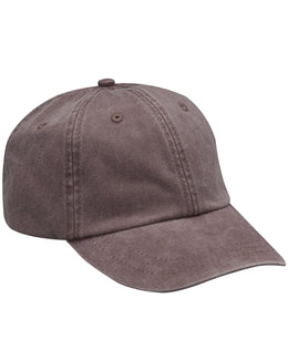 Adams Low-Profile Washed Pigment-Dyed Cap AD969 | Mulberry - Front
