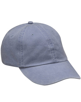 Adams Low-Profile Washed Pigment-Dyed Cap AD969 | Periwinkle - Front