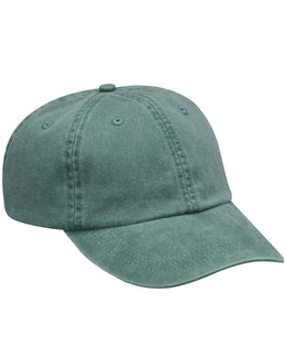 Adams Low-Profile Washed Pigment-Dyed Cap AD969 | Forest - Front